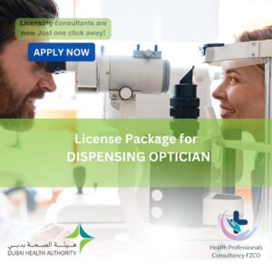 License Package for Dispensing Optician